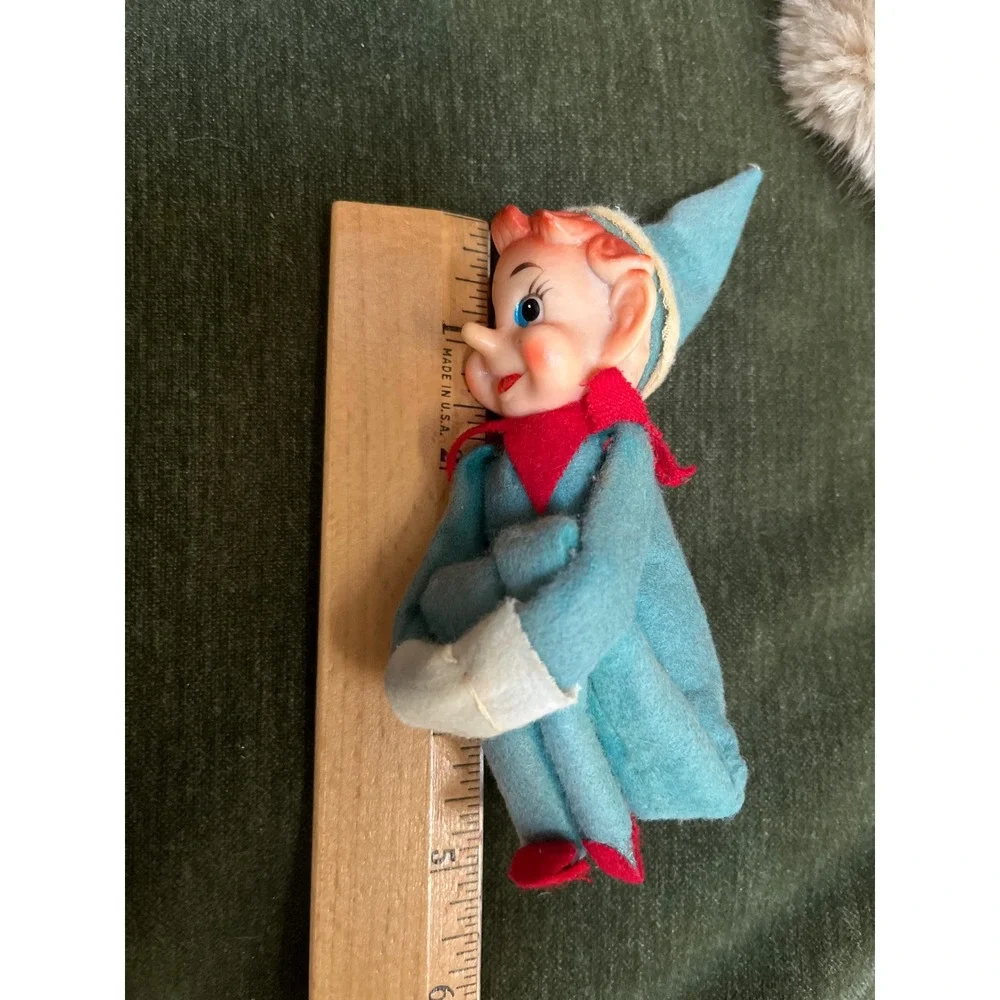 Vintage Pixie Elf Knee Hugger Retro Christmas Made in Japan